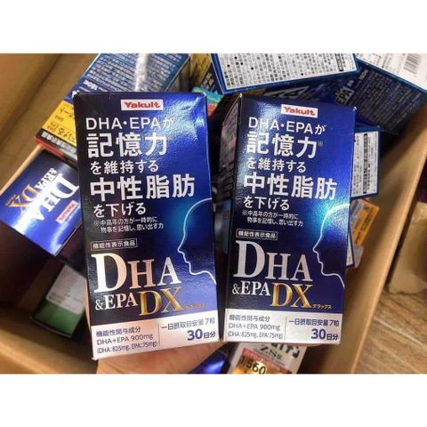 Viên Uống Bổ Não Yakult DHA & EPA DX - Tăng Cường Trí Nhớ và Tư Duy - Sản Phẩm Nội Địa Nhật Bản 210 Viên