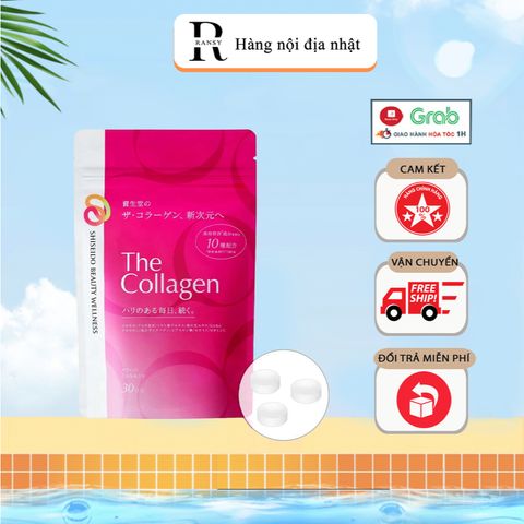 Viên Uống Đẹp Da Shiseido The Collagen 126 Viên - Tăng Cường Độ ẩm, Cải Thiện Da, Chống Lão Hóa, Sản Phẩm Nội Địa Nhật Bản