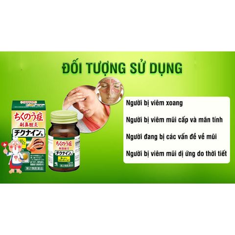 Viên uống xoang Kobayashi Chikunain Nhật Bản - Hỗ trợ sức khỏe mũi, giảm viêm xoang, chất lượng nội địa 224 viên
