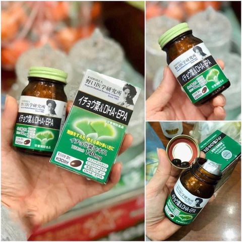 Viên uống DHA EPA Noguchi Nhật Bản - Bổ Não Tăng Cường Trí Nhớ, Hỗ Trợ Sức Khỏe Não Bộ, Giảm Nguy Cơ Alzheimer