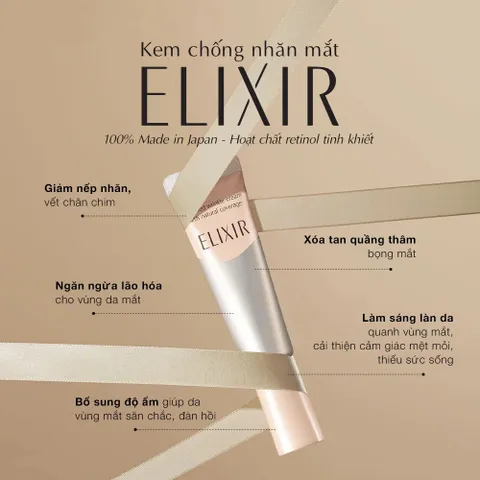 Sữa Chống Nắng Dưỡng Trắng Elixir Daily Brightening UV Protector 35ml - SPF 30 PA+++ Nhật Bản dành cho Da Đẹp, Sáng Mịn