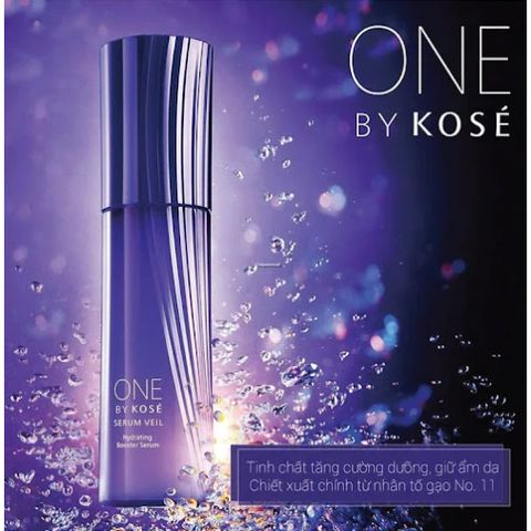 Tinh Chất Dưỡng Ẩm Chuyên Sâu One By Kose Serum Veil Nhật Bản - Giải Pháp Dưỡng Ẩm Sâu, Giúp Da Mềm Mịn (60ml & 120ml)