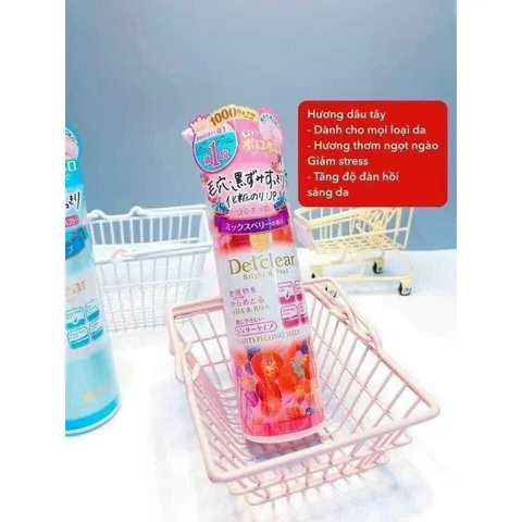 Gel Tẩy Tế Bào Chết Detclear Bright and Peel Nhật Bản 180ml - Hiệu Quả Làm Sạch Da, Giúp Da Trắng Sáng Và Mịn Màng