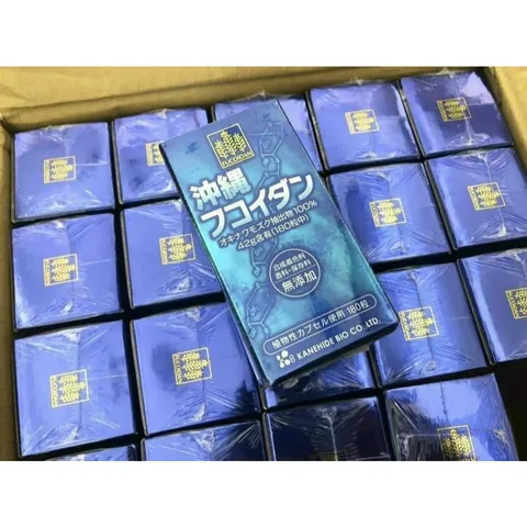 Viên Uống Fucoidan Okinawa 180 Viên - Thực phẩm chức năng hỗ trợ sức khỏe từ Nhật Bản, tăng cường miễn dịch và phục hồi sức khỏe