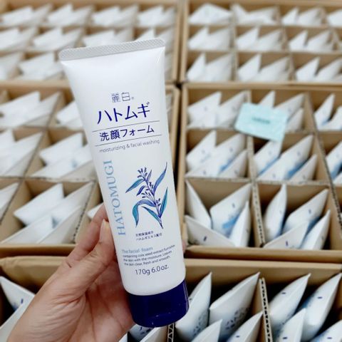 Sữa Rửa Mặt Hatomugi Dưỡng Da Ngừa Mụn - Chiết Xuất Ý Dĩ Nhật Bản, Giúp Da Sáng Mịn, Khỏe Mạnh - Naturie Hatomugi