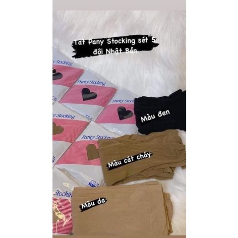Bộ 5 đôi quần tất Panty Stocking siêu dai Nhật Bản - Mỏng nhẹ, thoải mái và thời trang cho đôi chân thanh thoát