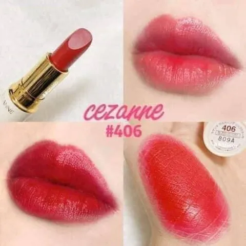 Son Thỏi Lì Cezanne Lasting Lip Color N Nhật Bản 3.9g - Chất Lì Mềm Mịn, Lâu Trôi, Dưỡng Ẩm, Phù Hợp Mọi Dịp