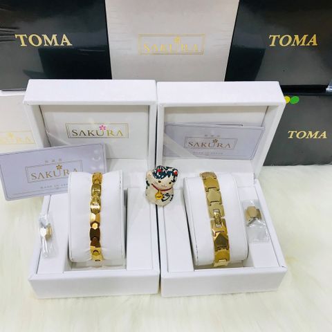 Vòng Ổn Định Huyết Áp Sakura Cao Cấp - Thiết Bị Chăm Sóc Sức Khỏe Từ Nhật Bản, Giúp Cân Bằng Huyết Áp và Tăng Cường Tuần Hoàn Máu