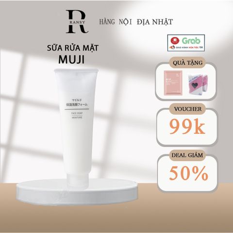 Sữa Rửa Mặt Muji Nhật Bản - Dịu Nhẹ, Dưỡng Ẩm, Tốt Cho Da Nhạy Cảm, Sản Phẩm Nội Địa Nhật Bản, Làm Sạch Và Chăm Sóc Da
