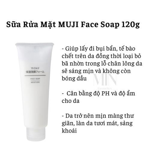 Sữa Rửa Mặt Muji Nhật Bản - Dịu Nhẹ, Dưỡng Ẩm, Tốt Cho Da Nhạy Cảm, Sản Phẩm Nội Địa Nhật Bản, Làm Sạch Và Chăm Sóc Da
