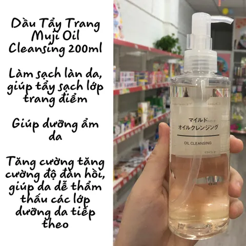 Dầu tẩy trang Muji Oil Cleansing 200ml ( hàng nội địa Nhật Bản )