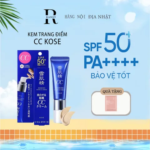 Kem nền trang điểm CC Kose Sekkisei 6 in 1 nội địa Nhật Bản