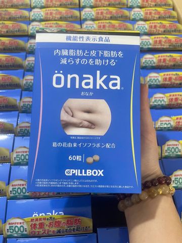 (Xách tay) Viên Uống Giảm Mỡ Bụng Onaka Pillbox - Sản Phẩm Giảm Cân Hiệu Quả Từ Nhật Bản, Hỗ Trợ Đốt Cháy Mỡ Thừa Tự Nhiên chính hãng