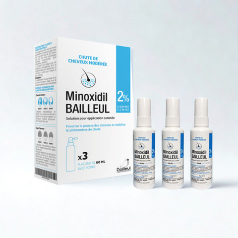 Xịt mọc tóc Minoxidil Bailleul 2% 60Ml Của Pháp