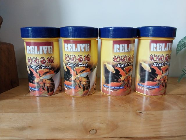 Cám dán RELIVE cao cấp cho cá cảnh ( hủ 50g) - Thức ăn dinh dưỡng cho cá, tép cảnh