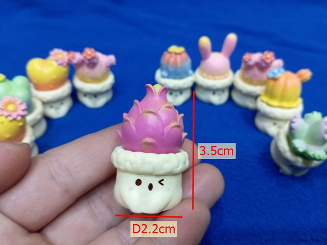 Tiểu Cảnh Cây Xương Rồng Mini - Phụ Kiện Trang Trí Bể Cá, Hồ Bán Cạn, An Toàn Cho Cá, Tạo Không Gian Sống Động