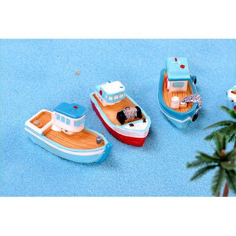Tiểu Cảnh Thuyền Đánh Cá Xa Bờ - Trang Trí Bể Cá Mini, Cảnh Quan Hồ Cá Sáng Tạo, Thiết Kế An Toàn Cho Cá Thú Cưng