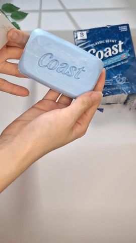 Lốc 8 Bánh Xà Phòng Coast Classic Scent - 113g x8, Siêu Tiết Kiệm, Khử Mùi, Phù Hợp Với Da Nhạy Cảm, Sản Xuất Tại Mỹ