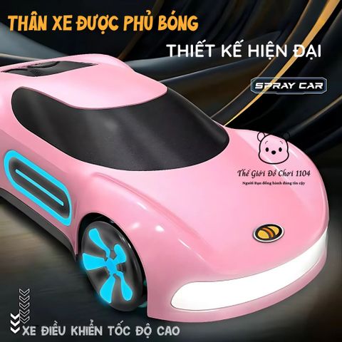Xe Điều Khiển Từ Xa Siêu Xe Công Nghệ Cao 7022-1D - Đèn LED, Nhạc, Phun Khói, Sạc Pin - Đồ Chơi Trẻ Em Đua Xe Thú Vị