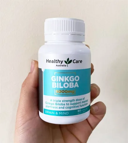 Viên Uống Healthy Care Ginkgo Biloba 6000mg 60 Viên Chính Hãng Úc – Thực Phẩm Bổ Sung Ginkgo Biloba, Hỗ Trợ Sức Khỏe Tinh Thần