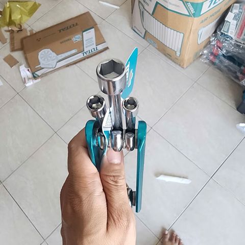 Bộ Chìa Lục Giác Total THFND061 6 Cây Kích Thước 5-12mm - Thép Siêu Bền Tiện Dụng Cho Gia Đình Và Nghề Nghiệp