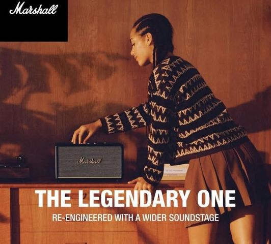 Loa Bluetooth Marshall Acton 3 - Âm Thanh Mạnh Mẽ, Kết Nối Bluetooth 5.2, Thiết Kế Sang Trọng, Loa Dành Cho Karaoke và Giải Trí Tại Nhà