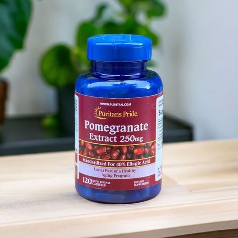 Puritan’s Pride Pomegranate 250mg 120 viên - Viên Uống Chống Nắng Lựu Đỏ của Mỹ. 293610