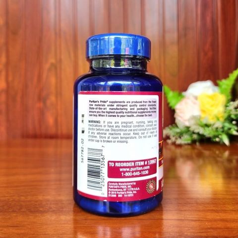Puritan’s Pride Pomegranate 250mg 120 viên - Viên Uống Chống Nắng Lựu Đỏ của Mỹ. 293610