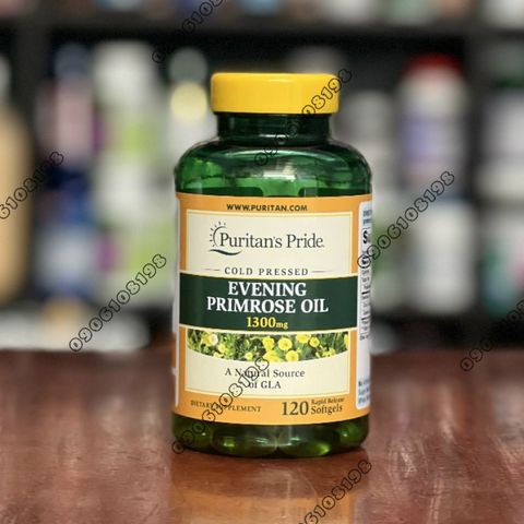 Tinh dầu hoa anh thảo - Puritan's Pride Evening Primrose Oil 1300mg 120 viên 293627