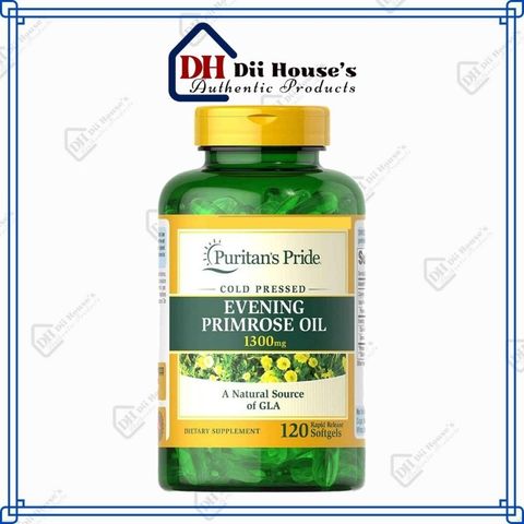Tinh dầu hoa anh thảo - Puritan's Pride Evening Primrose Oil 1300mg 120 viên 293627