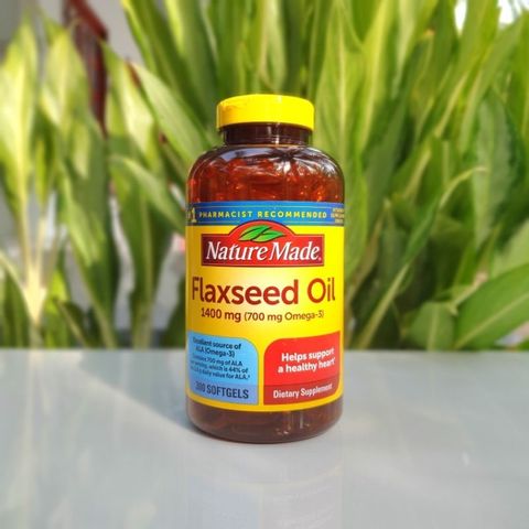 Nature Made Flaxseed Oil Omega 369 1400mg của Mỹ 300 viên - Viên Uống Dầu Hạt Lanh. 293637