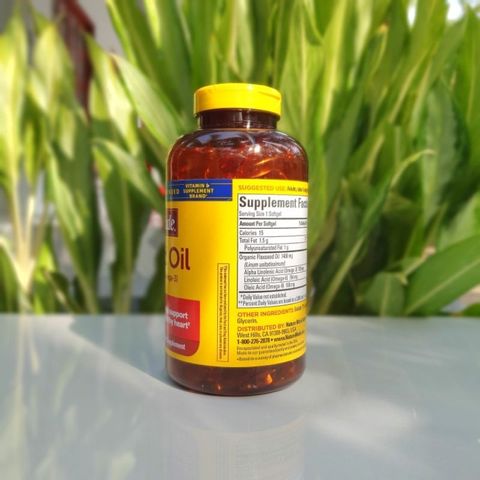 Nature Made Flaxseed Oil Omega 369 1400mg của Mỹ 300 viên - Viên Uống Dầu Hạt Lanh. 293637