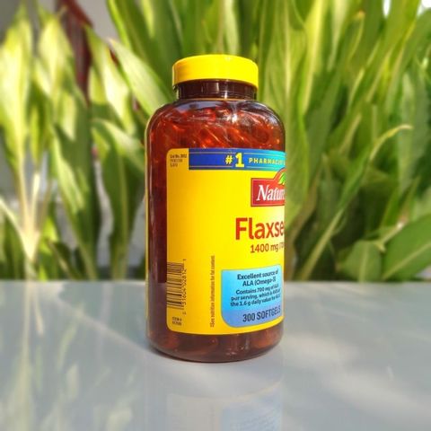 Nature Made Flaxseed Oil Omega 369 1400mg của Mỹ 300 viên - Viên Uống Dầu Hạt Lanh. 293637