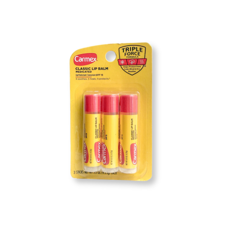 Son dưỡng môi Carmex Classic Lip Balm Mỹ dạng thỏi chống nắng SPF 15