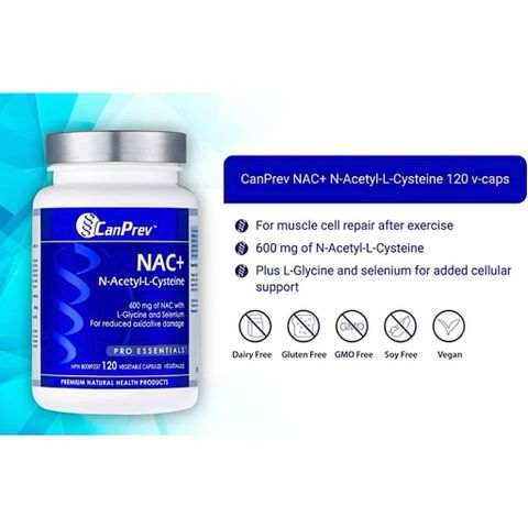 Canprev Nac 600mg - Viên Uống Giải Độc Gan, Tăng Cường Sức Khỏe, Hỗ Trợ Đào Thải Độc Tố Tự Nhiên