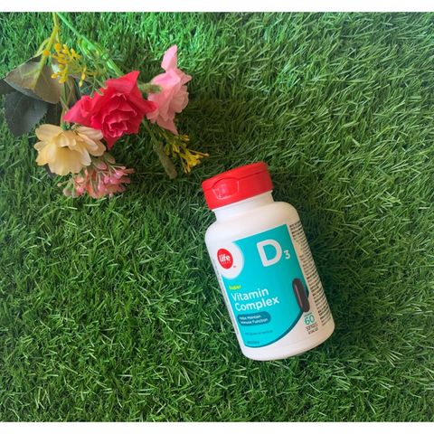 Viên uống D3 Complex Super Life Brand Canada 60 viên - Tăng cường sức khỏe xương và miễn dịch, bổ sung Vitamin D3 hàng ngày