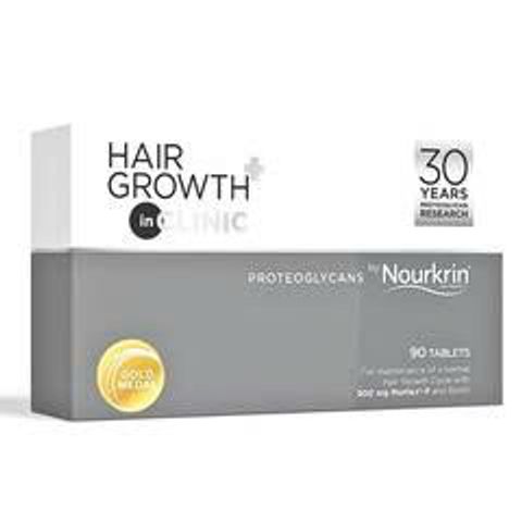 Viên Uống Mọc Tóc Nourkrin Hair Growth+ In Clinic 90 Viên - Giải Pháp Hiệu Quả Chống Rụng Tóc, Tăng Mật Độ và Chất Lượng Tóc