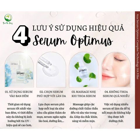 Serum Dưỡng Da Optimus Thanh Mộc Hương 30ml - Ngừa Nám, Làm Mịn Da, Hỗ Trợ Cấp Ẩm Từ Thiên Nhiên