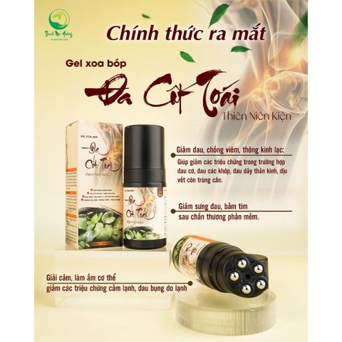 Gel Xoa Bóp Đa Cốt Toái Thanh Mộc Hương 50ml - Giảm Đau, Thư Giãn Chân Tay Từ Thành Phần Thiên Nhiên, Hương Thơm Dễ Chịu