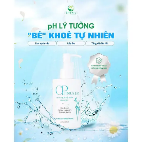 Dung Dịch Vệ Sinh Phụ Nữ Thanh Mộc Hương Optimus Eva 100ml - Ngừa Viêm, Khô Thoáng, Chăm Sóc Dịu Nhẹ Cho Vùng Kín