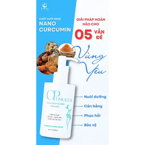 Dung Dịch Vệ Sinh Phụ Nữ Thanh Mộc Hương Optimus Eva 100ml - Ngừa Viêm, Khô Thoáng, Chăm Sóc Dịu Nhẹ Cho Vùng Kín