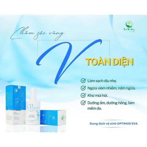 Dung Dịch Vệ Sinh Phụ Nữ Thanh Mộc Hương Optimus Eva 100ml - Ngừa Viêm, Khô Thoáng, Chăm Sóc Dịu Nhẹ Cho Vùng Kín