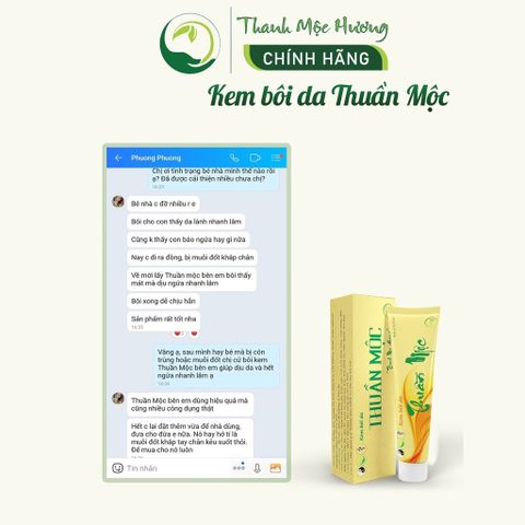 Kem Bôi Da Thuần Mộc 16gr - Dưỡng Ẩm, Làm Dịu Da - Giảm Bong Tróc Hăm Da Chàm Sữa Chính Hãng Thanh Mộc Hương