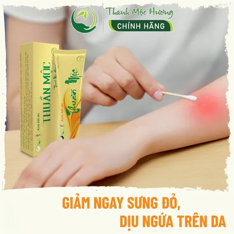 Kem Bôi Da Thuần Mộc 16gr - Dưỡng Ẩm, Làm Dịu Da - Giảm Bong Tróc Hăm Da Chàm Sữa Chính Hãng Thanh Mộc Hương