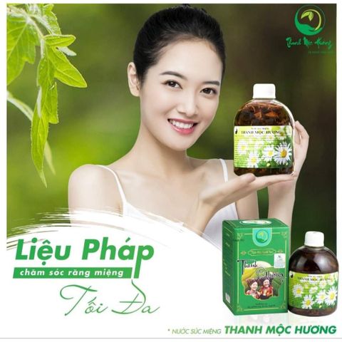 Nước Súc Miệng Thanh Mộc Hương Giúp Ngừa Sâu Răng, Hôi Miệng, Chảy Máu Chân Răng Chai 500ml