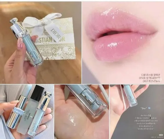 Son Dior 065 Addict Lip Maximizer Icy Blue ( tách set ko vỏ giấy) - Thỏi Son Dưỡng Ẩm Màu Xanh Độc Đáo, Tăng Cường Độ Bóng Môi, Trang Điểm Sang Trọng