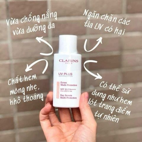 [ BILL US ]  Kem Chông Năng CLA-RIN Rosy Glow ban cu 50ml best-seller