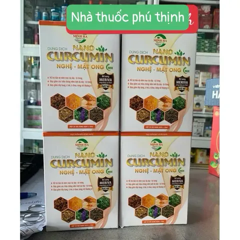 Nano Curcumin Nghệ Mật Ong 20 Gói - Hỗ Trợ Tiêu Hóa, Giảm Đầy Bụng, Viêm Loét Dạ Dày, Chống Acid Dịch Vị VITA OF AMERICA