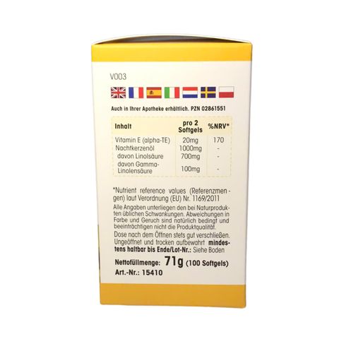 Tinh Dầu Hoa Anh Thảo Warnke Nhập Khẩu Đức - Cân Bằng Nội Tiết Tố, Giảm Khó Chịu Phụ Nữ, Chất Lượng Tự Nhiên, Hỗ Trợ Sức Khỏe