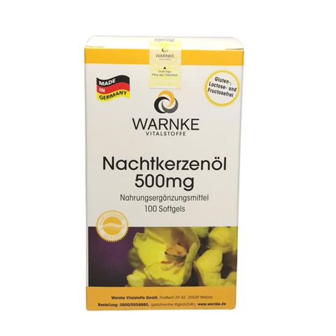 Tinh Dầu Hoa Anh Thảo Warnke Nhập Khẩu Đức - Cân Bằng Nội Tiết Tố, Giảm Khó Chịu Phụ Nữ, Chất Lượng Tự Nhiên, Hỗ Trợ Sức Khỏe